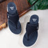 Women's Knitted Thong Strap Arch Support Wedge Sandal