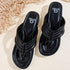 Women's Contoured Padded Thong Strap Comfort Sandal