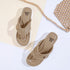 Women's Contoured Padded Thong Strap Comfort Sandal