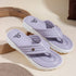 Women's Contoured Padded Thong Strap Comfort Sandal