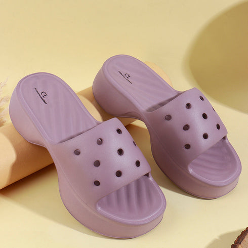 Women's Lightweight Platform Sandal Cushioned Slip-On Comfort Footwear