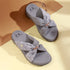 Women's Puffy Strap Bow Knot Slide Sandal