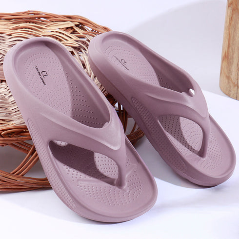 Women's Contoured Arch Support Ultra-Lightweight Beach Thong Flip-Flop