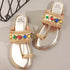 Women's High Block Heel Platform Sandals with Woven Strap