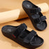 Men's Adjustable Dual Strap Comfort Slide Sandals