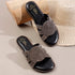 Women's Flat Criss-Cross Strap Glamour Sandals