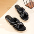 Women's Wedge Sandal with Padded Knot Detail