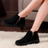 Women's Comfort Zipper Ankle Bootie Casual Everyday Low-Cut Boot