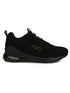 MIKE N Black Men's Running Shoes