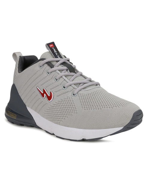 MIKE N Grey Men's Running Shoes