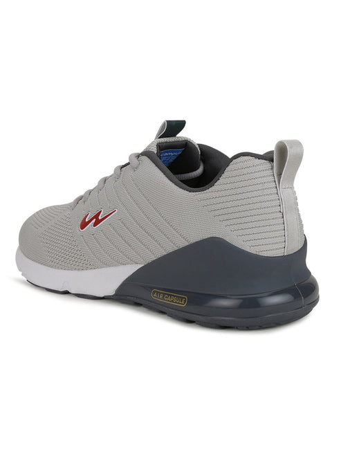 MIKE N Grey Men's Running Shoes