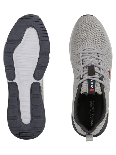 MIKE N Grey Men's Running Shoes