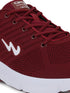 MIKE N Burgundy Men's Running Shoes