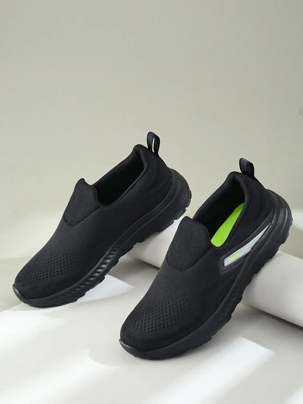 MIBRO Black Men's Walking Shoes