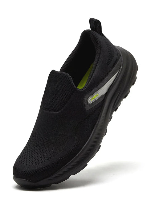 MIBRO Black Men's Walking Shoes