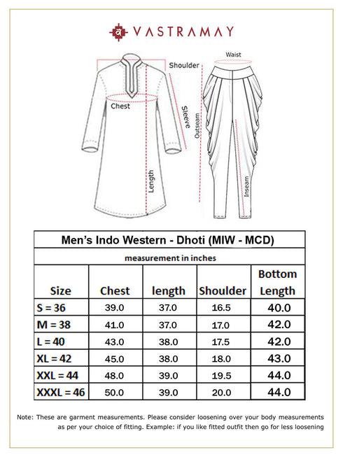 Men's Black Sherwani Set
