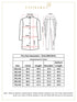 Men's Plus Size Navy Blue Slim Fit Sherwani Set