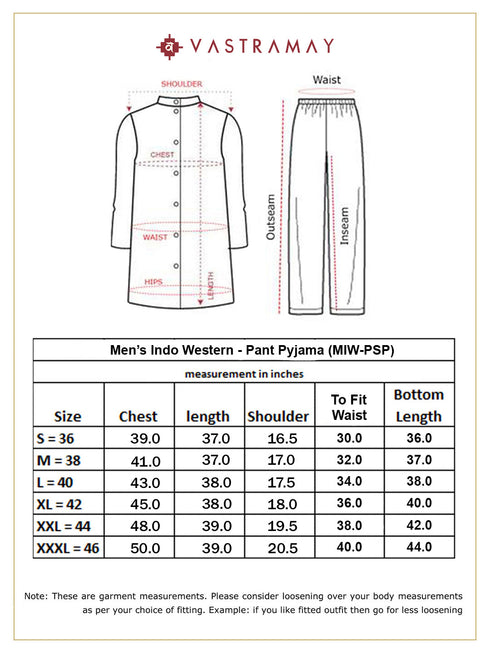 Men's Black Sherwani Set