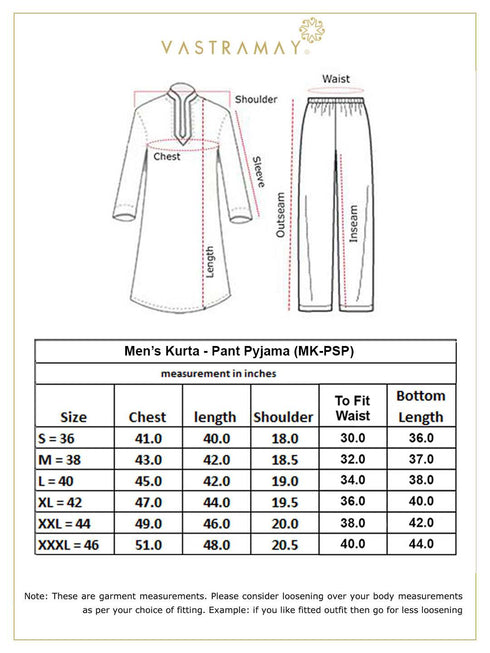 Men's Cream Cotton Kurta With Cream Pant Set