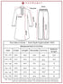 Plus Men's Blue And Cream Cotton Blend Kurta Pyjama Set