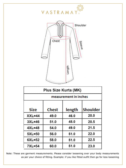 Men's Plus Size Yellow Chikankari Embroidered Kurta