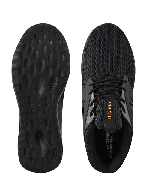 MOROCCO Pro Black Men's Running Shoes