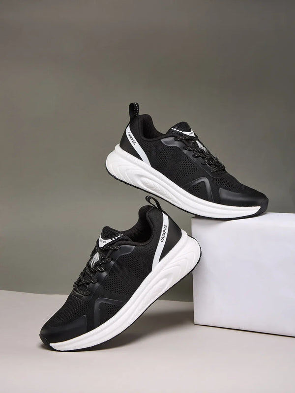 MOTIVE Black Men's Running Shoes