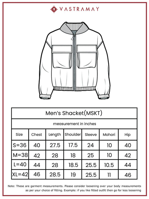 Men's Black Silk Blend Jacket