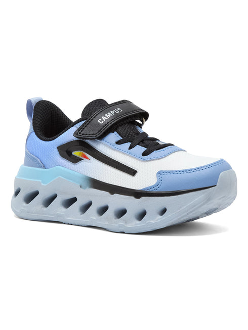 MUFFLE K Black Kids Running Shoes