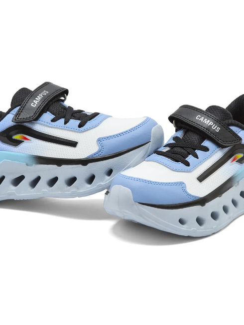 MUFFLE K Black Kids Running Shoes