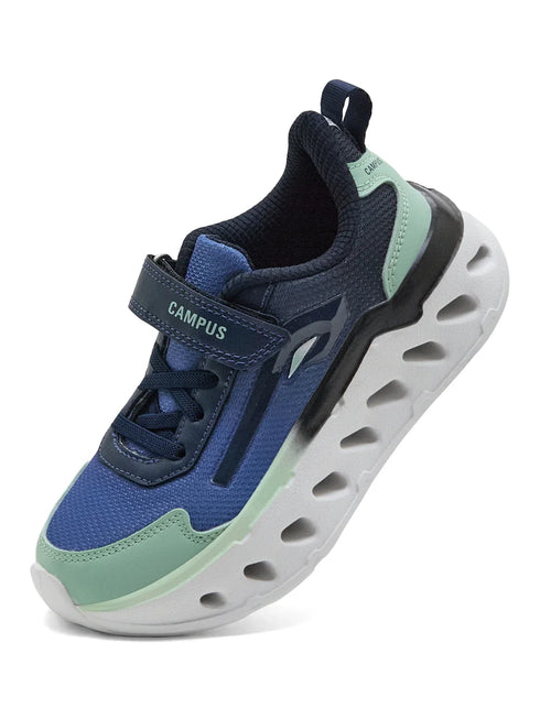 MUFFLE K Blue Kids Running Shoes