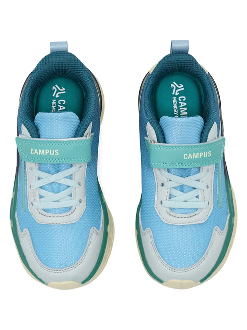 MUFFLE K Blue Kids Running Shoes