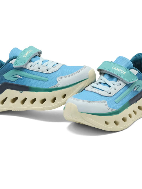MUFFLE K Blue Kids Running Shoes