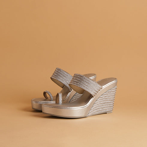 Myraa Embellished Wedges