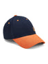 Dual Color Cotton Navy Unisex Cap
