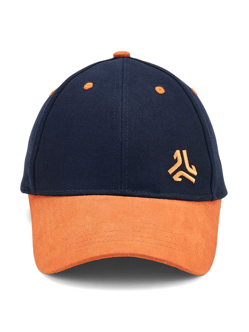 Dual Color Cotton Navy Unisex Cap