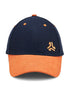 Dual Color Cotton Navy Unisex Cap