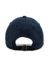 Unstructured Cotton Twill Navy Unisex Cap
