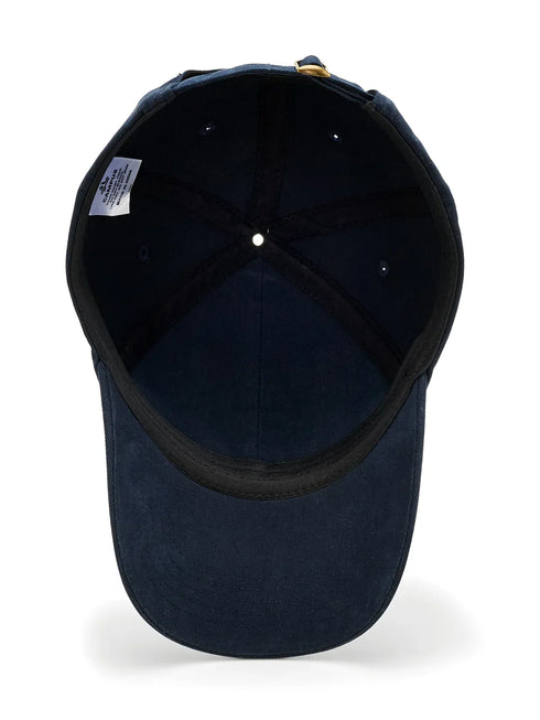 Unstructured Cotton Twill Navy Unisex Cap