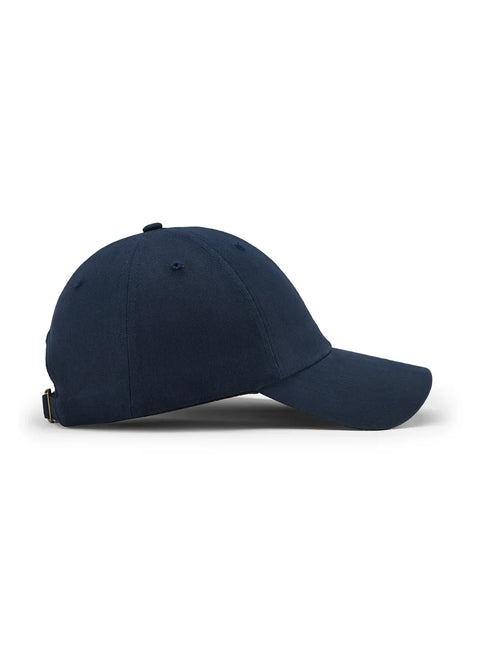 Unstructured Cotton Twill Navy Unisex Cap