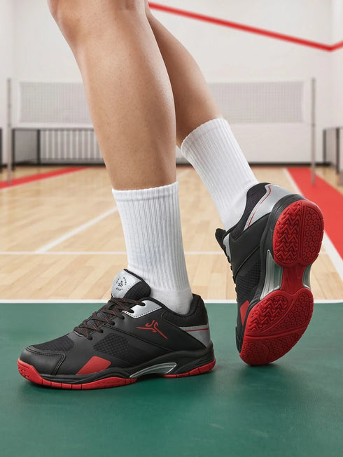 NET RUSH Black Men's Badminton Shoes