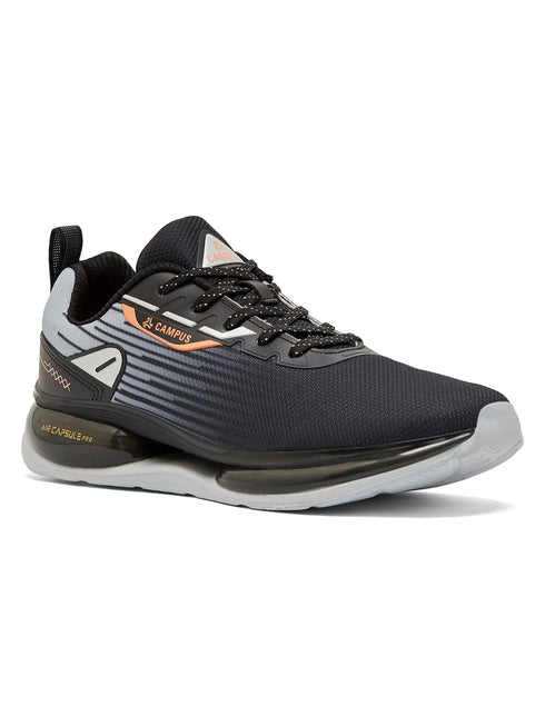 NORIL Black Men's Running Shoes