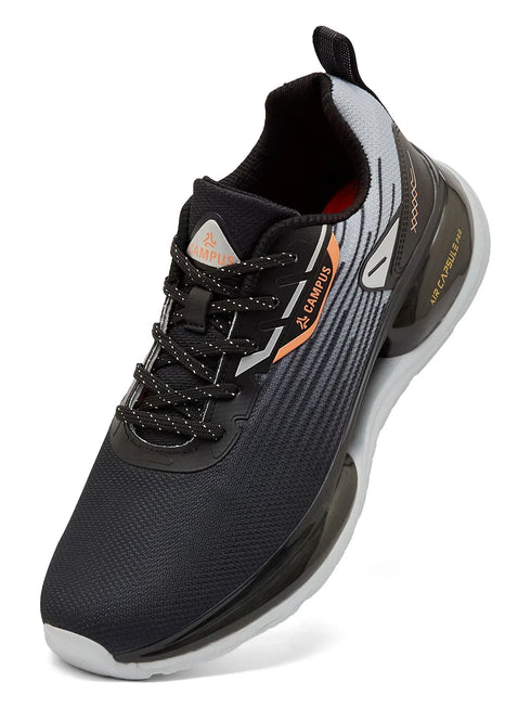 NORIL Black Men's Running Shoes