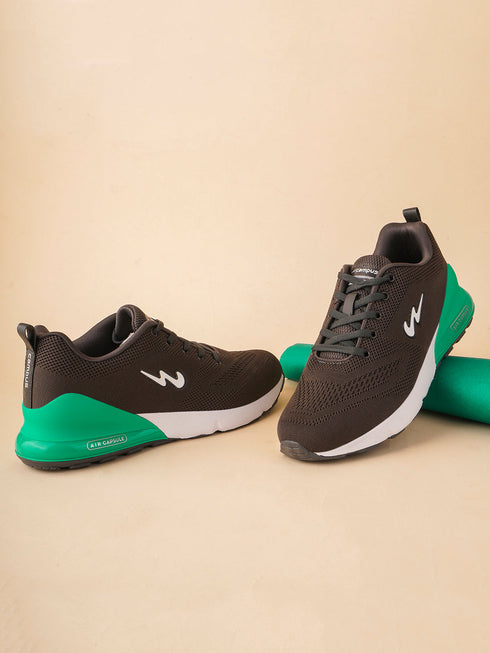NORTH PLUS Grey Men's Running Shoes