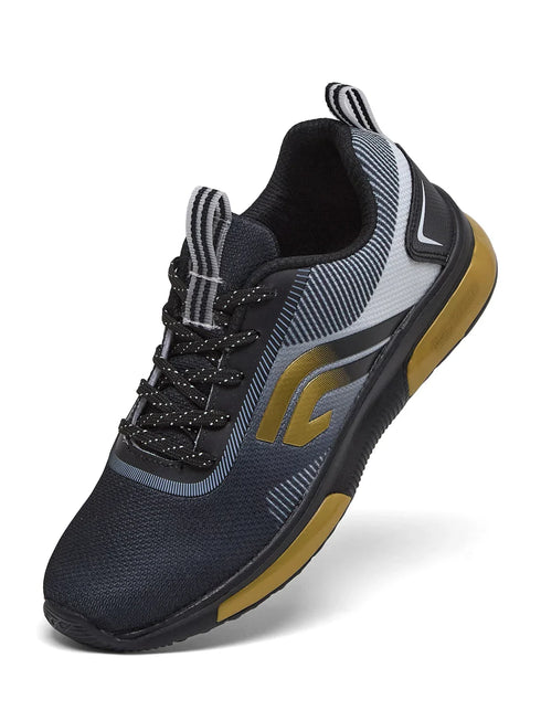 NUTRO C Black Child Running Shoes