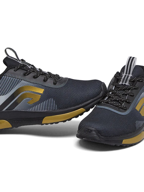 NUTRO C Black Child Running Shoes