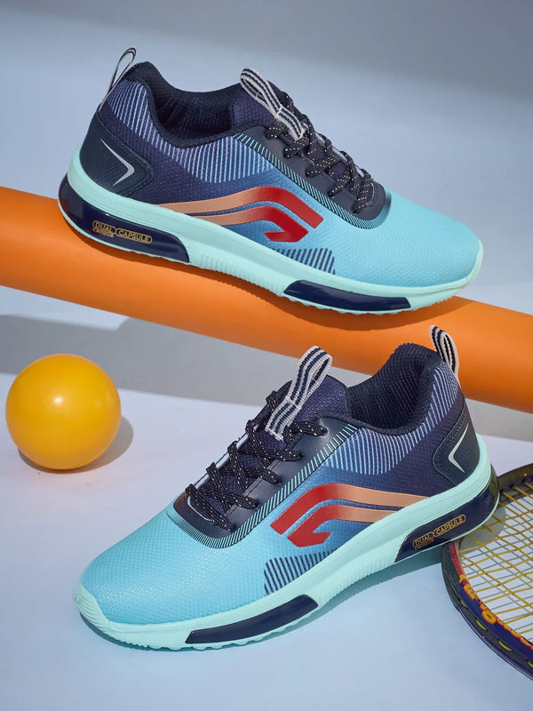NUTRO C Navy Child Running Shoes
