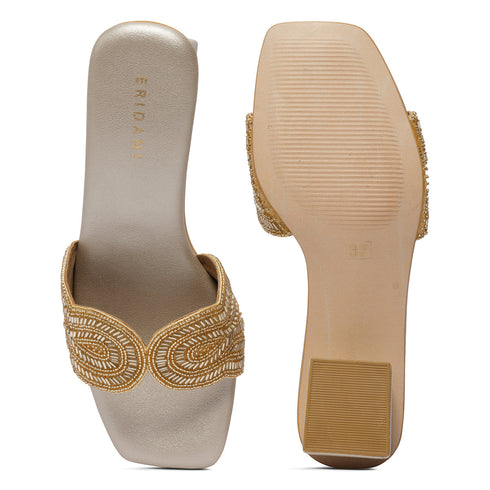 Nayan Embroidered Heels