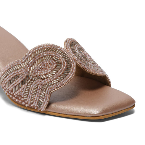 Nayan Embroidered Heels