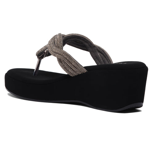 Naysa Rhinestone Wedges